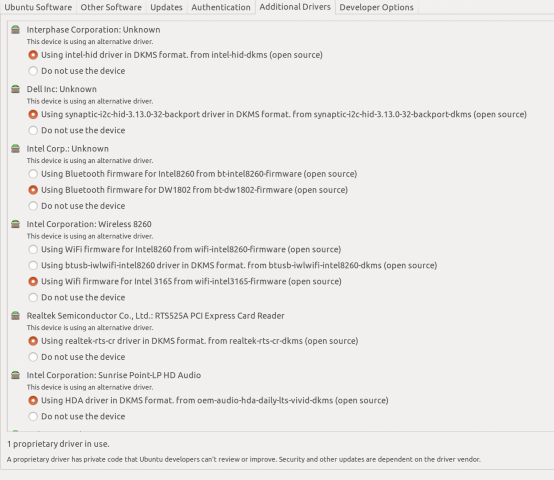 ... Dell hingegen integriert eine Reihe angepasster Treiber. (Screenshot: Hauke Gierow/Golem.de)